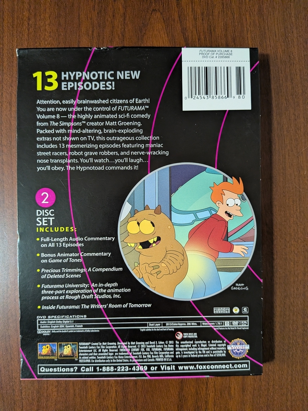 Futurama Volume 8 2-Disc DVD Set - Picture 2 of 2